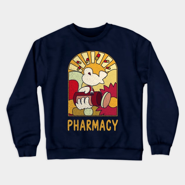 Pharmacy Festival Crewneck Sweatshirt by RxBlockhead